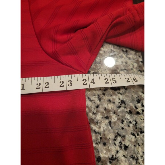 Grand Slam Performance Polo Mens XL Red Short Sleeve Athletic Golf Shirt Top - Picture 4 of 5